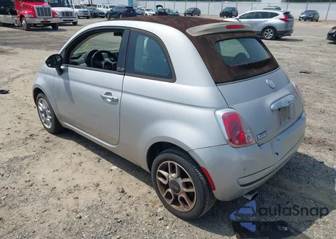 2012 Fiat 500C Pop из США, поврежденный, VIN 3C3CFFDR8CT169489